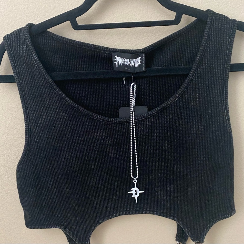 Darker Wavs Tank with garters bundle